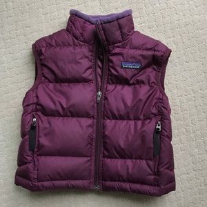 Patagonia kids down puffer vest